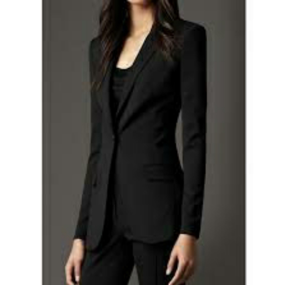 Burberry Women's Single Button Blazer Jacket